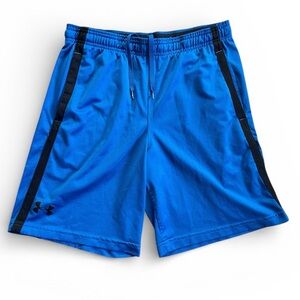 LG Men's Blue and Black Athletic Shorts